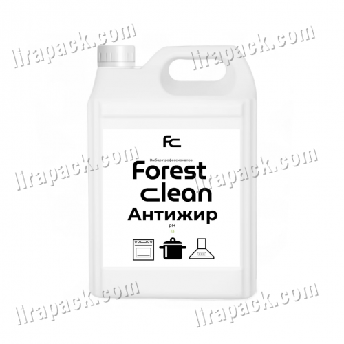 картинка Чистящее средство "АнтиЖир" 5 л. (2шт/уп) Forest clean магазина Лирапак