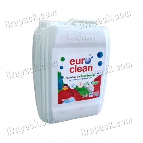 картинка Гель для стирки "Euroclean" канистра 5л. Universal (1шт) магазина Лирапак