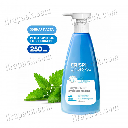 картинка Зубная паста "Crispi" Отбеливающая (6шт/кор) Grass (арт-125724) магазина Лирапак