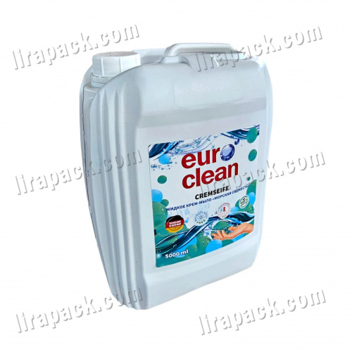 картинка Жидкое крем-мыло "Euroclean" канистра 5л. "Морская свежесть" (1шт) магазина Лирапак